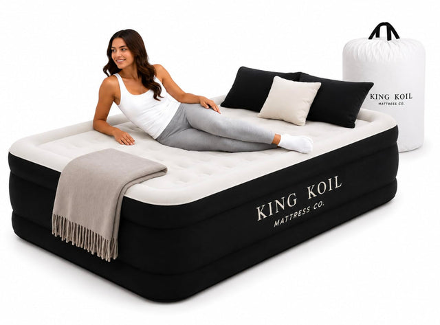 King Koil Air Mattresses: Comfort with Built-in Pumps