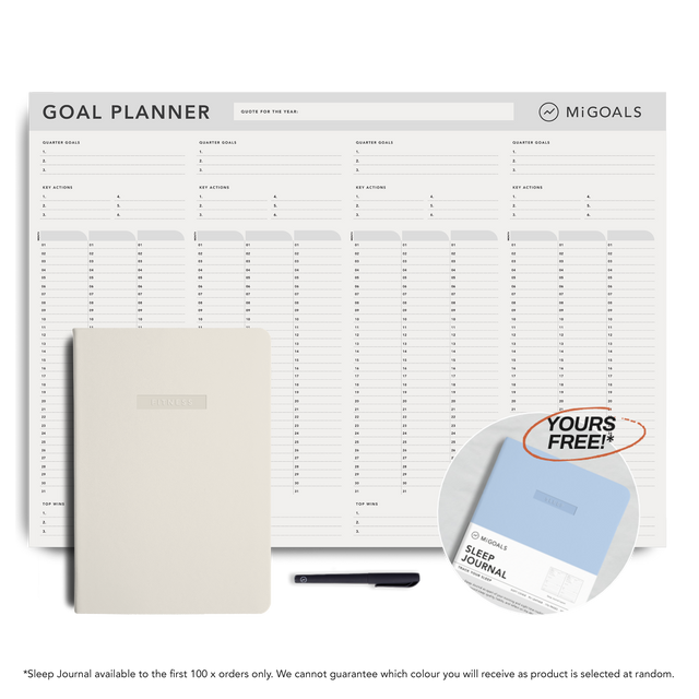 Mi Goals Planners & Journals: Goal-Setting Stationery