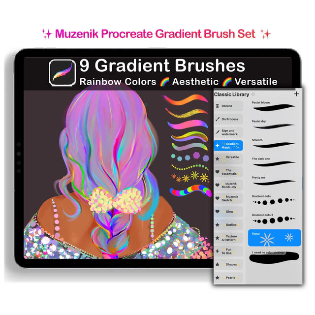 MuzenikArt Procreate Brushes & Digital Art Courses