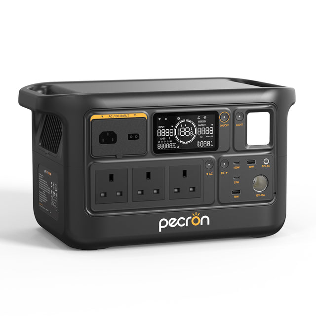 Pecron power stations and solar gear for camping