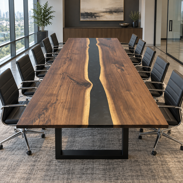 WOODZIO Custom Wood & Epoxy Resin Tables